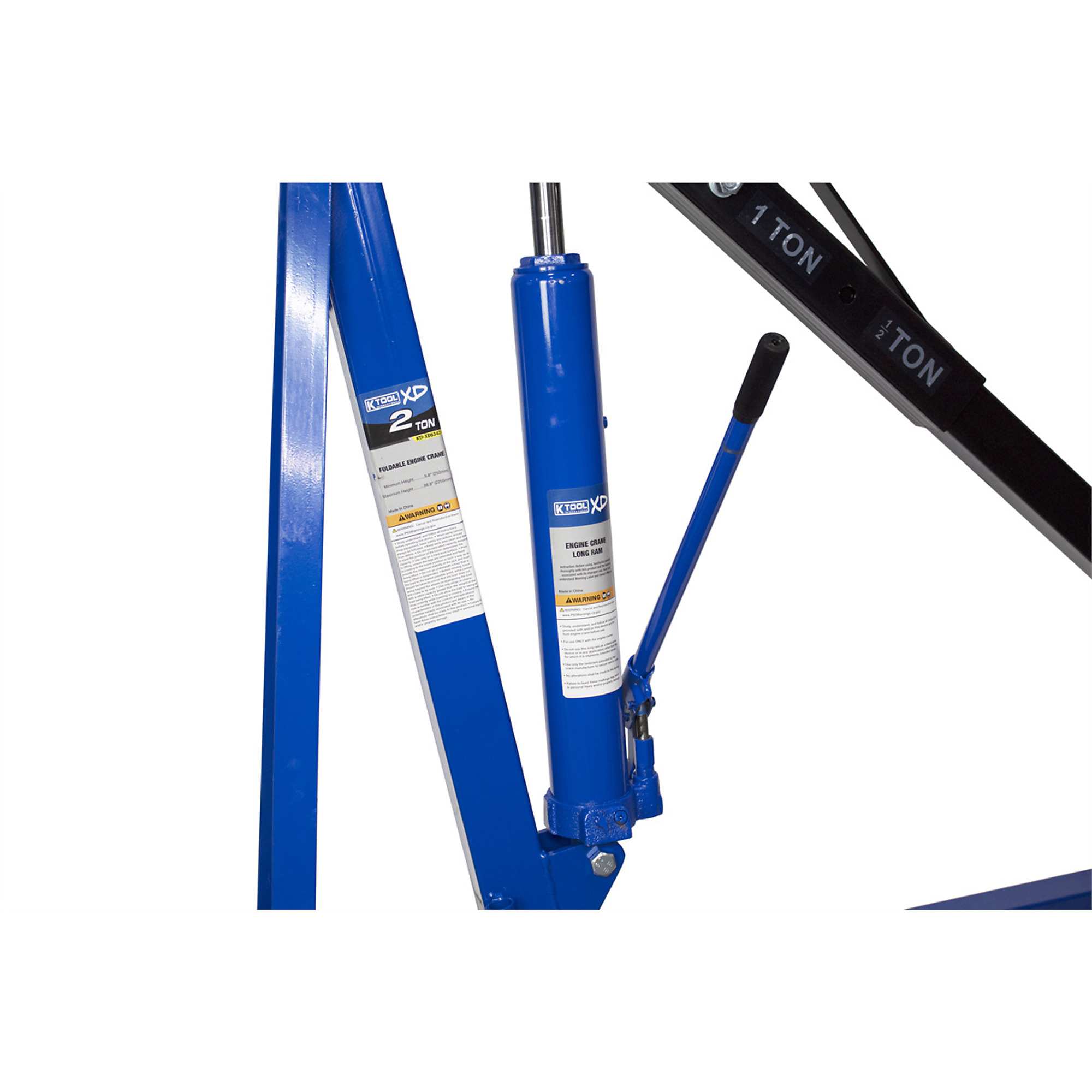 K-Tool International Engine Crane — 2-Ton Capacity, Foldable, Model# KTIXD63421